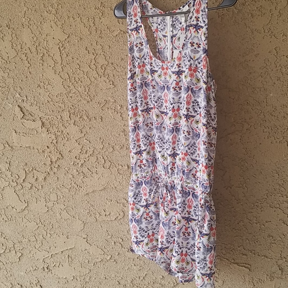 NWT Small Joie Birds Shorts Romper - Picture 5 of 9